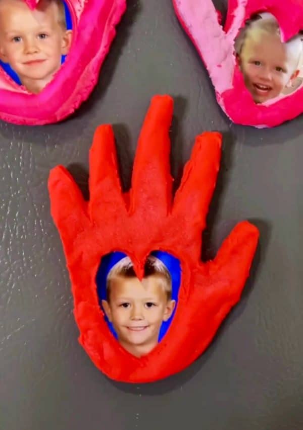 Play-Doh Handprint Keepsakes